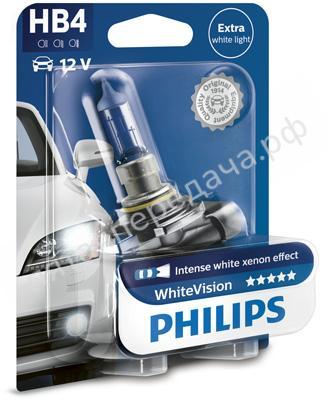 Лампа накаливания, в блистере WhiteVision - 9006WHVB1