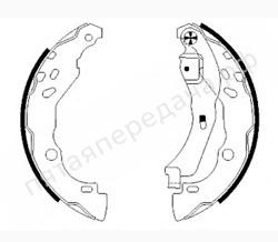 Колодки тормозные задние комплект - 440607493R