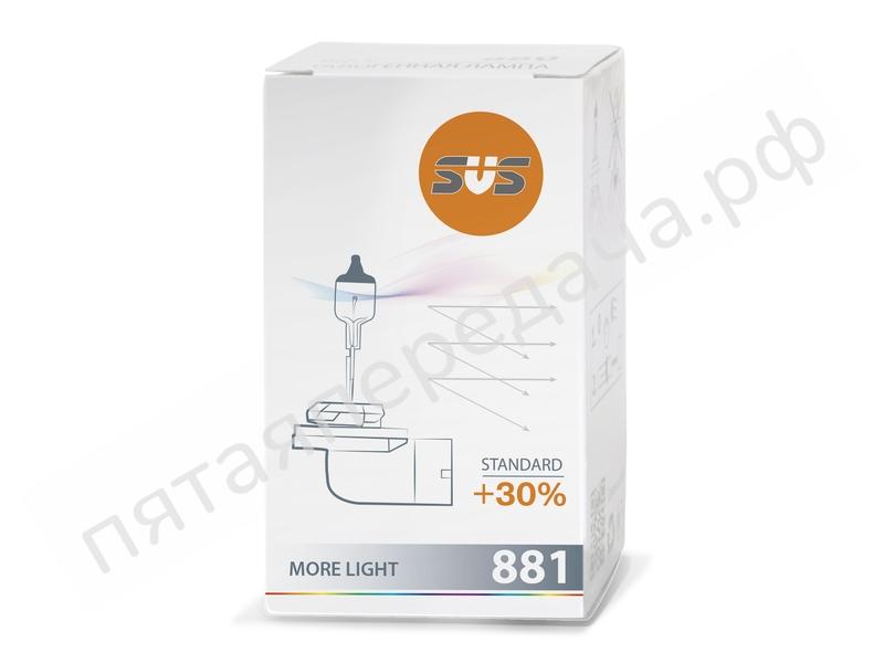 Лампа галогенная 881 50W PGJ13 +30% - 0200002000