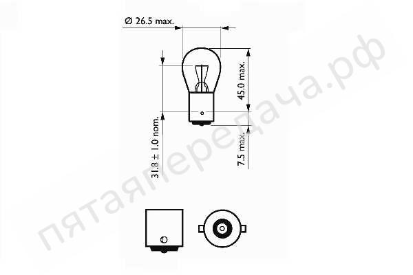 Лампа накаливания - 202075