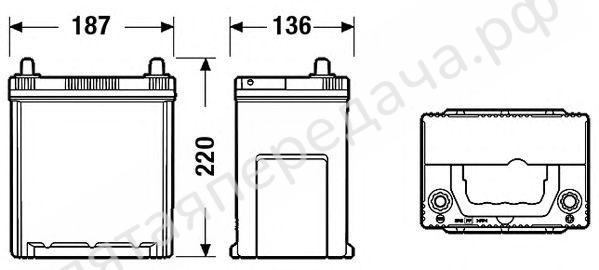 Батарея аккумуляторная, 12В 38А/ч - TA386