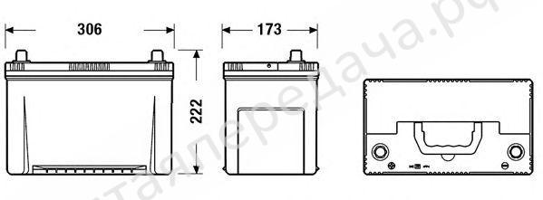 Батарея аккумуляторная, 12В 95А/ч - TA955