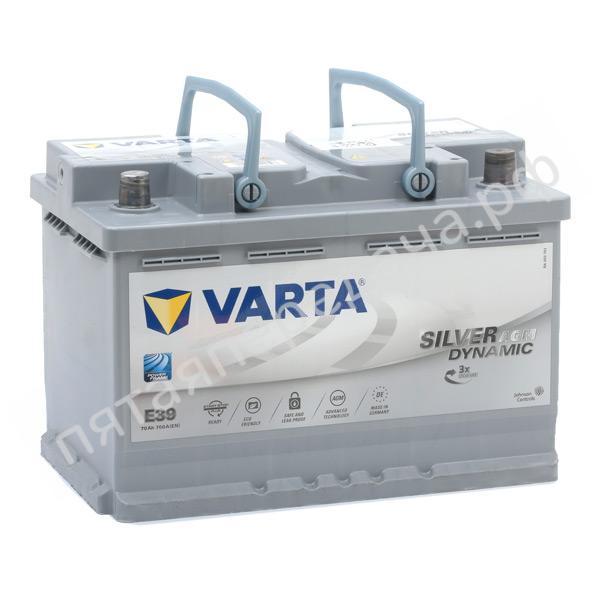 Батарея аккумуляторная, 12В 70А/ч - 570901076D852