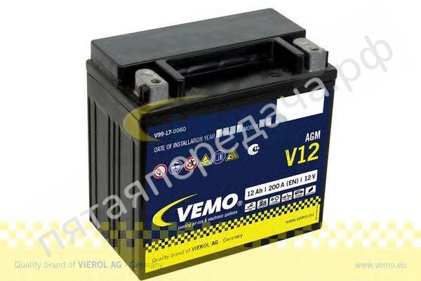 Батарея аккумуляторная V12, 12В 12А/ч - V99170060